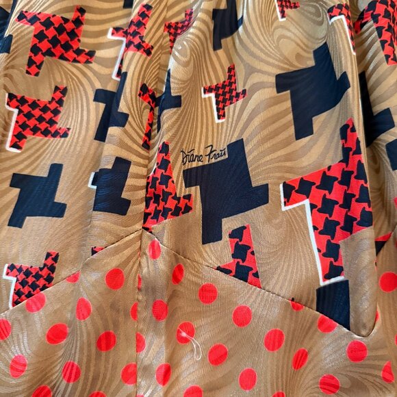 Vintage Designer Diane Freis NWT Jacket and Skirt Set Bold Abstract Print 80s - Picture 10 of 13
